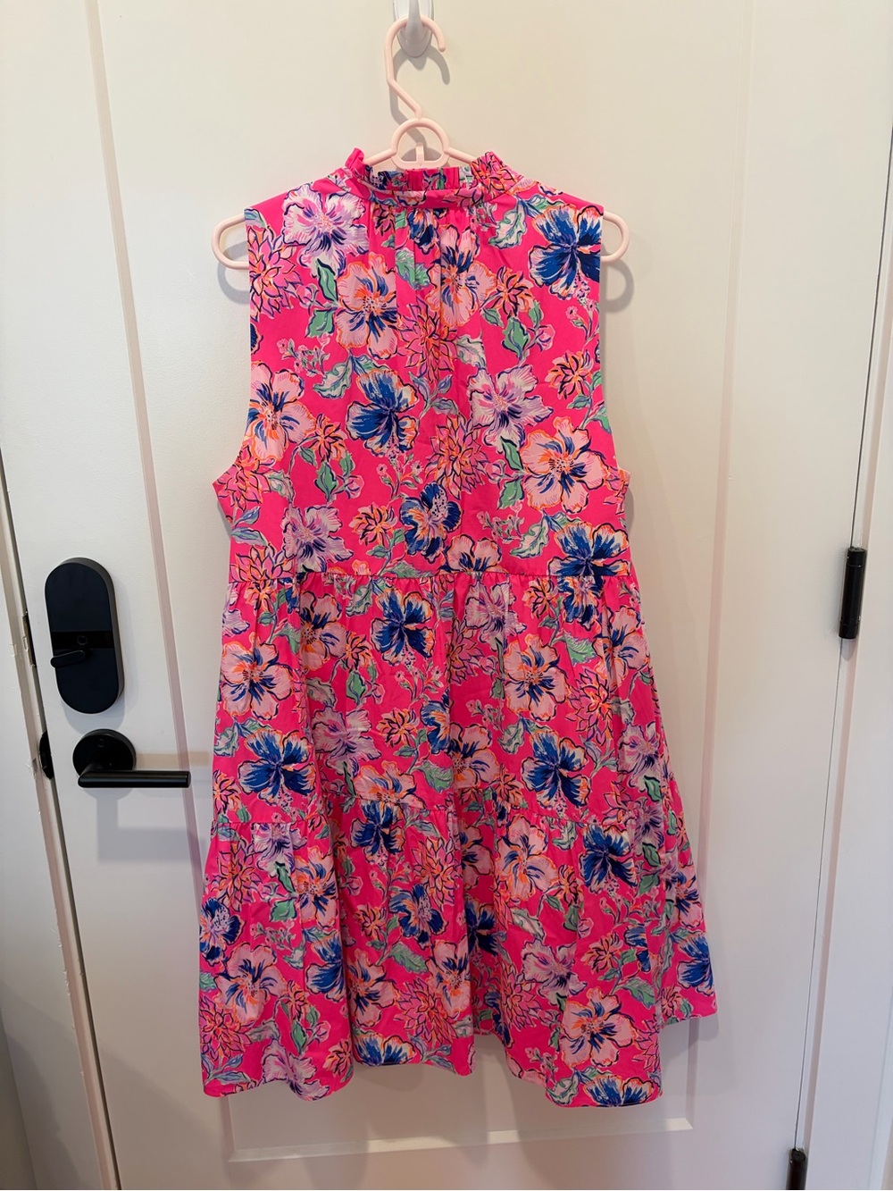 Lilly Pulitzer Pink Floral Ruffle Dress - Picture 4 of 4
